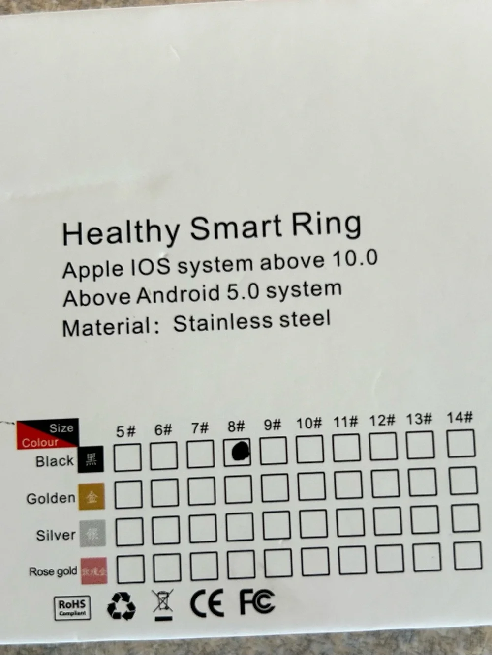 Smart Heart Ring Wearable-